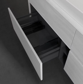 Тумба під раковину Villeroy & Boch Collaro 160х50 см із підсвічуванням ДСП біле дерево C028B0E8