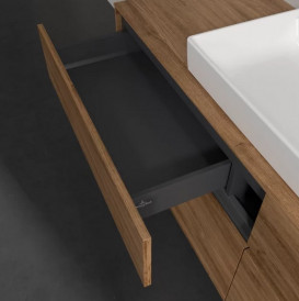 Тумба под раковину Villeroy & Boch Collaro 160х50 см с подсветкой ДСП дуб канзас C028B0RH