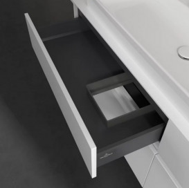 Тумба под раковину Villeroy & Boch Collaro 160х50 см с подсветкой ДСП матовый белый C029B0MS