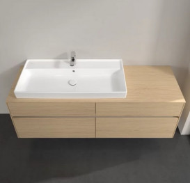 Тумба под раковину Villeroy & Boch Collaro 160х50 см с подсветкой ДСП северный дуб C029B0VJ