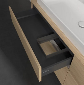 Тумба под раковину Villeroy & Boch Collaro 160х50 см с подсветкой ДСП северный дуб C029B0VJ