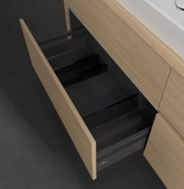 Тумба под раковину Villeroy & Boch Collaro 160х50 см с подсветкой ДСП северный дуб C029B0VJ