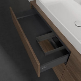 Тумба під раковину Villeroy & Boch Collaro 160х50 см з підсвічуванням ДСП дуб аризона C029B0VH