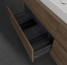 Тумба під раковину Villeroy & Boch Collaro 160х50 см з підсвічуванням ДСП дуб аризона C029B0VH