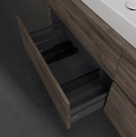 Тумба под раковину Villeroy & Boch Collaro 160х50 см с подсветкой ДСП каменный дуб C029B0RK