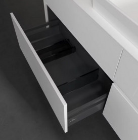 Тумба під раковину Villeroy & Boch Collaro 160х50 см із підсвічуванням МДФ глянсовий білий C030B0DH