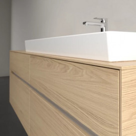 Тумба под раковину Villeroy & Boch Collaro 160х50 см с подсветкой ДСП северный дуб C030B0VJ