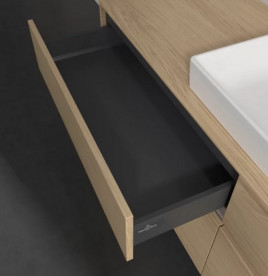 Тумба под раковину Villeroy & Boch Collaro 160х50 см с подсветкой ДСП северный дуб C030B0VJ