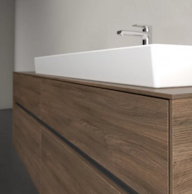 Тумба под раковину Villeroy & Boch Collaro 160х50 см с подсветкой ДСП дуб аризона C030B0VH