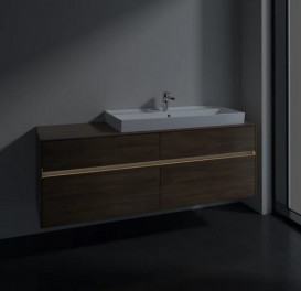 Тумба под раковину Villeroy & Boch Collaro 160х50 см с подсветкой ДСП дуб аризона C030B0VH