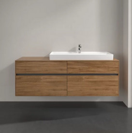 Тумба под раковину Villeroy & Boch Collaro 160х50 см с подсветкой ДСП дуб канзас C030B0RH