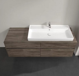 Тумба під раковину Villeroy & Boch Collaro 160х50 см із підсвічуванням ДСП кам'яний дуб C030B0RK