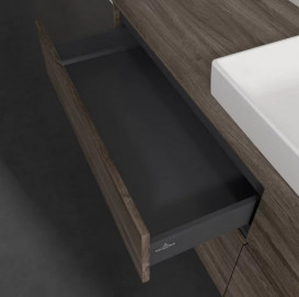 Тумба під раковину Villeroy & Boch Collaro 160х50 см із підсвічуванням ДСП кам'яний дуб C030B0RK