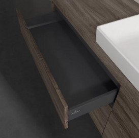 Тумба під раковину Villeroy & Boch Collaro 160х50 см із підсвічуванням ДСП кам'яний дуб C030B0RK