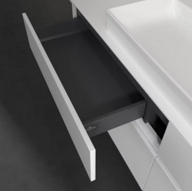 Тумба под раковину Villeroy & Boch Collaro 160х50 см с подсветкой МДФ глянцевый белый C031B0DH