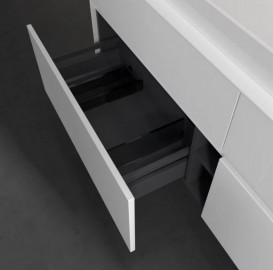 Тумба под раковину Villeroy & Boch Collaro 160х50 см с подсветкой ДСП матовый белый C031B0MS