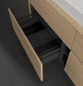 Тумба под раковину Villeroy & Boch Collaro 160х50 см с подсветкой ДСП северный дуб C031B0VJ