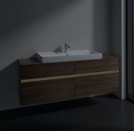 Тумба под раковину Villeroy & Boch Collaro 160х50 см с подсветкой ДСП дуб аризона C031B0VH