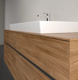 Тумба під раковину Villeroy & Boch Collaro 160х50 см із підсвічуванням ДСП дуб канзас C031B0RH