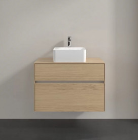 Тумба под раковину Villeroy & Boch Collaro 80х50 см с подсветкой ДСП северный дуб C037B0VJ