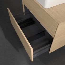 Тумба под раковину Villeroy & Boch Collaro 80х50 см с подсветкой ДСП северный дуб C037B0VJ