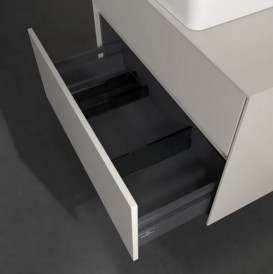 Тумба під раковину Villeroy & Boch Collaro 80х50 см із підсвічуванням ДСП м'який сірий C037B0VK