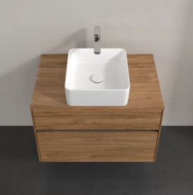 Тумба под раковину Villeroy & Boch Collaro 80х50 см с подсветкой ДСП дуб канзас C037B0RH