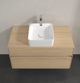 Тумба під раковину Villeroy & Boch Collaro 100х50 см із підсвічуванням ДСП північний дуб C038B0VJ