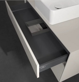 Тумба під раковину Villeroy & Boch Collaro 100х50 см із підсвічуванням ДСП м'який сірий C038B0VK