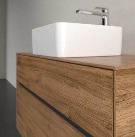 Тумба під раковину Villeroy & Boch Collaro 100х50 см з підсвічуванням дуб канзас C038B0RH