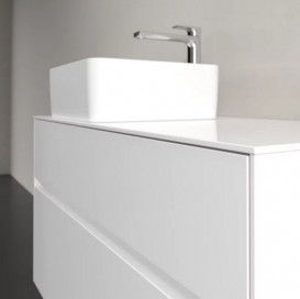 Тумба под раковину Villeroy & Boch Collaro 100х50 см с подсветкой МДФ глянцевый белый C039B0DH