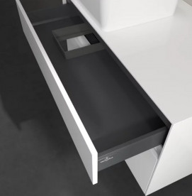 Тумба под раковину Villeroy & Boch Collaro 100х50 см с подсветкой ДСП матовый белый C039B0MS