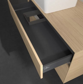 Тумба под раковину Villeroy & Boch Collaro 100х50 см с подсветкой ДСП северный дуб C039B0VJ