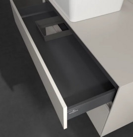 Тумба під раковину Villeroy & Boch Collaro 100х50 см із підсвічуванням ДСП м'який сірий C039B0VK