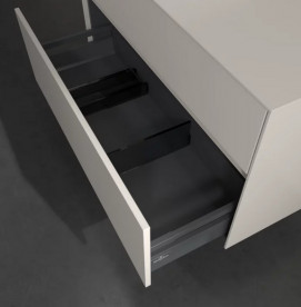 Тумба під раковину Villeroy & Boch Collaro 100х50 см із підсвічуванням ДСП м'який сірий C039B0VK