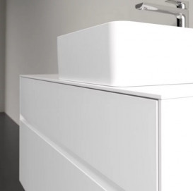 Тумба под раковину Villeroy & Boch Collaro 100х50 см с подсветкой ДСП матовый белый C040B0MS