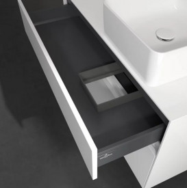 Тумба под раковину Villeroy & Boch Collaro 100х50 см с подсветкой ДСП матовый белый C040B0MS