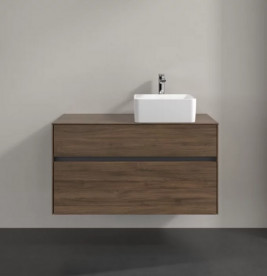 Тумба під раковину Villeroy & Boch Collaro 100х50 см із підсвічуванням ДСП дуб аризона C040B0VH