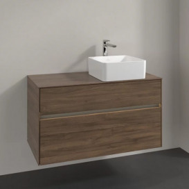 Тумба під раковину Villeroy & Boch Collaro 100х50 см із підсвічуванням ДСП дуб аризона C040B0VH