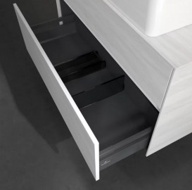 Тумба під раковину Villeroy & Boch Collaro 100х50 см із підсвічуванням ДСП біле дерево C040B0E8