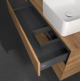 Тумба под раковину Villeroy & Boch Collaro 100х50 см с подсветкой ДСП дуб канзас C040B0RH