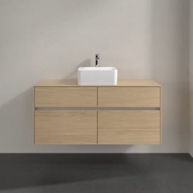 Тумба під раковину Villeroy & Boch Collaro 120х50 см із підсвічуванням ДСП північний дуб C041B0VJ