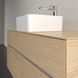 Тумба під раковину Villeroy & Boch Collaro 120х50 см із підсвічуванням ДСП північний дуб C041B0VJ