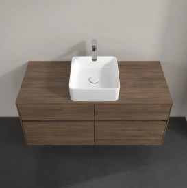 Тумба под раковину Villeroy & Boch Collaro 120х50 см с подсветкой ДСП дуб аризона C041B0VH