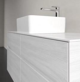 Тумба під раковину Villeroy & Boch Collaro 120х50 см із підсвічуванням ДСП біле дерево C041B0E8