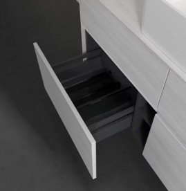 Тумба під раковину Villeroy & Boch Collaro 120х50 см із підсвічуванням ДСП біле дерево C041B0E8