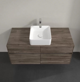 Тумба під раковину Villeroy & Boch Collaro 120х50 см із підсвічуванням ДСП кам'яний дуб C041B0RK