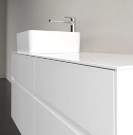 Тумба під раковину Villeroy & Boch Collaro 120х50 см із підсвічуванням МДФ глянсовий білий C042B0DH