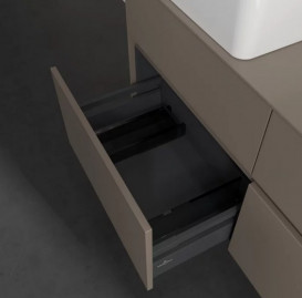 Тумба під раковину Villeroy & Boch Collaro 120х50 см із підсвічуванням ДСП трюфель сірий C042B0VG