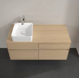 Тумба под раковину Villeroy & Boch Collaro 120х50 см с подсветкой ДСП северный дуб C042B0VJ